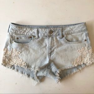 ⚡️NEW ITEM: American Eagle Lace Jean Shorts